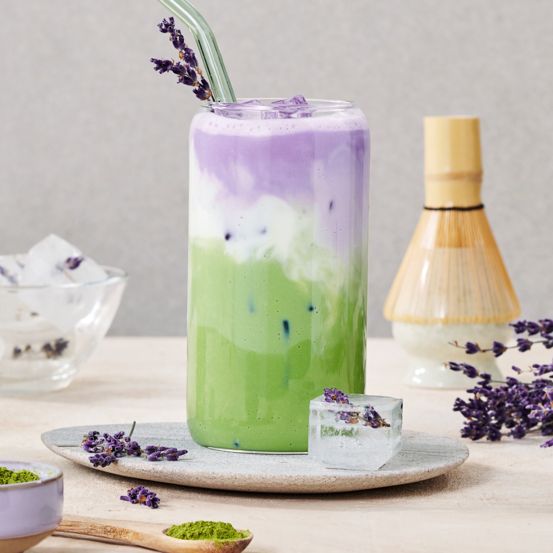 EILLES TEE Rezept | Iced Lavendel Matcha Latte | Eilles Tee & Kaffee