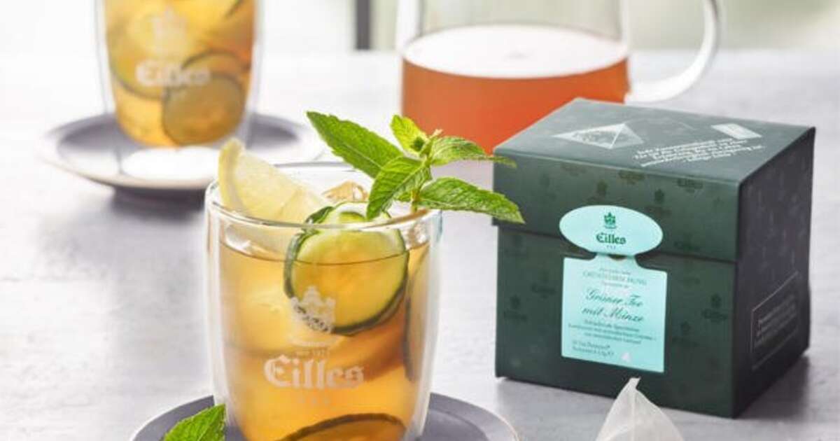 EILLES TEE Eistee-Rezepte | Grüner Tee mit Minze und Gurke | Eilles Tee ...